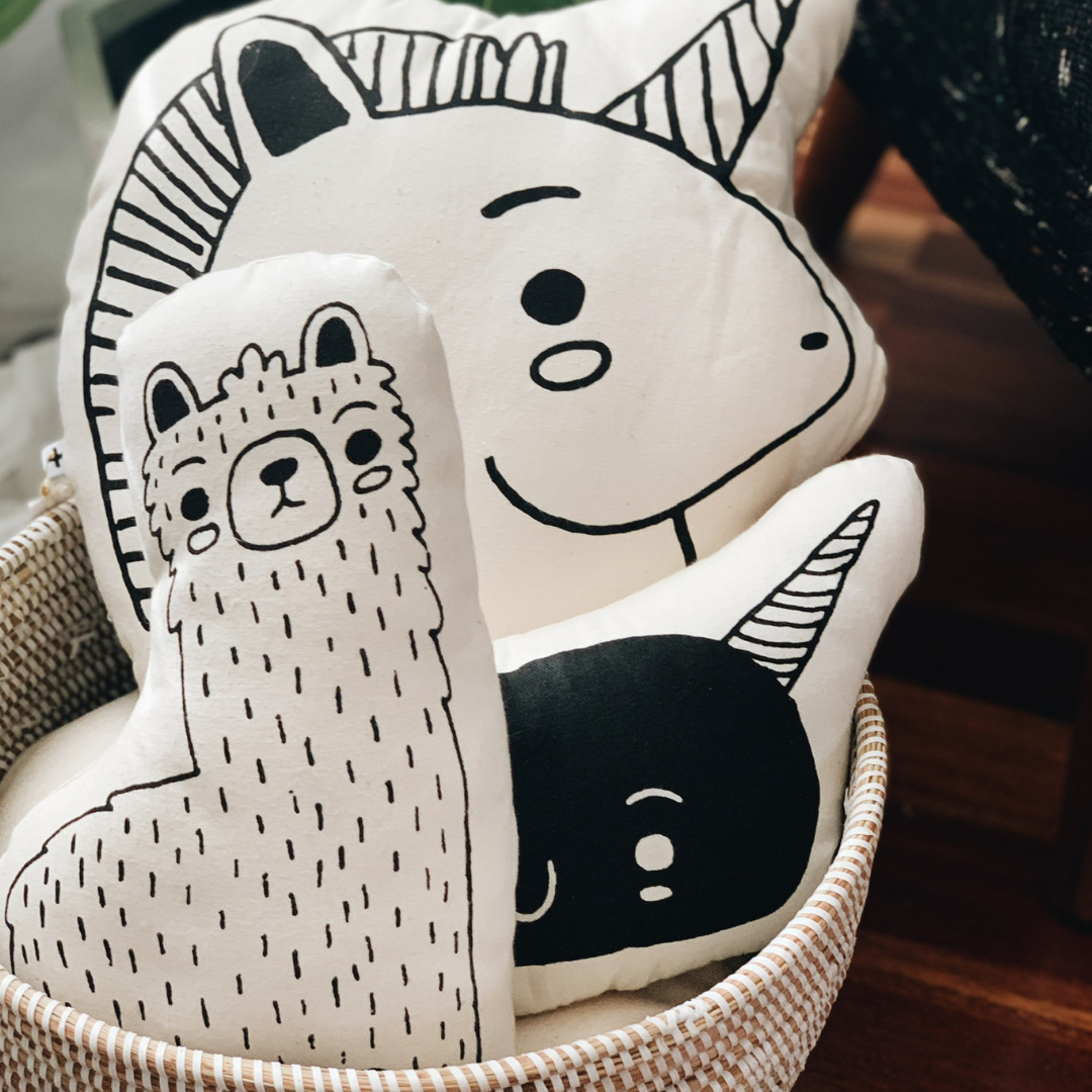 Llama Animal Pillow – made