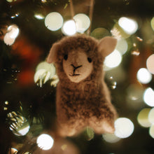 Fleece Navidad Sheep Ornament