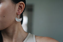 Crescent Moon Drop Earrings