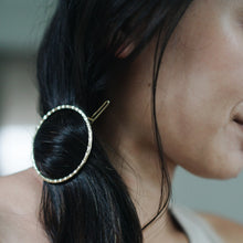 Ellipse Circle Hair Clip
