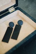 Black Drop Earrings