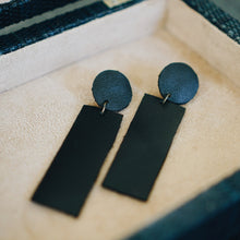 Black Drop Earrings
