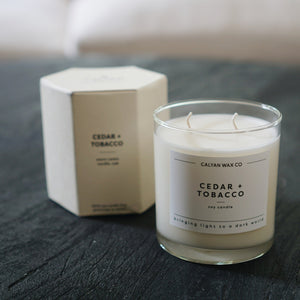 Cedar + Tobacco Candle