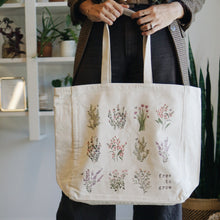 Free to Grow Floral Tote Bag
