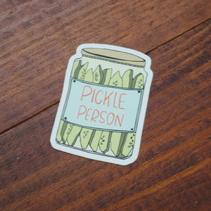 Pickle Person Sticker