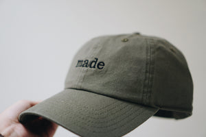 made Hat in Olive
