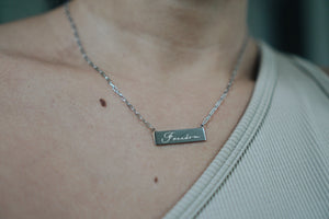 Freedom + Abide Necklace