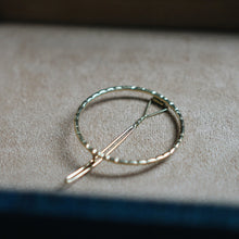 Ellipse Circle Hair Clip