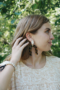 Safari Horseshoe Earrings