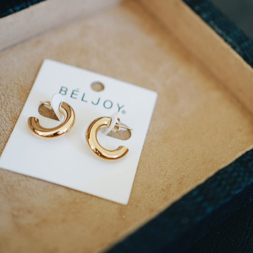Eden Small Gold Hoop Earrings