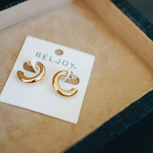 Eden Small Gold Hoop Earrings
