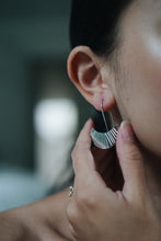 Crescent Moon Drop Earrings