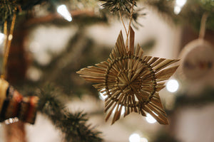 Pathi Grass Star Ornament