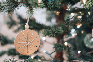 Terracotta Snowflake Ornament