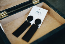 Black Drop Earrings