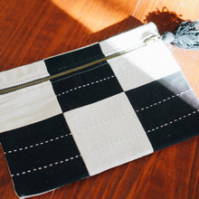 Checkered Pouch Clutch