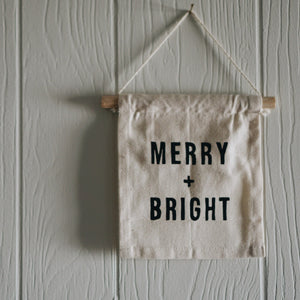 Merry + Bright Banner