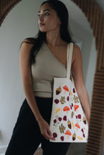 Fall Foliage Embroidered Tote