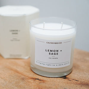 Lemon + Sage Candle