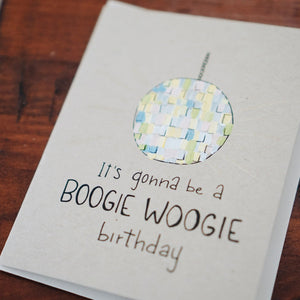 Boogie-Woogie Birthday Card