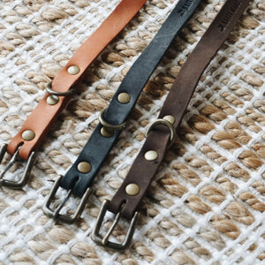 Chyen Leather Dog Collar