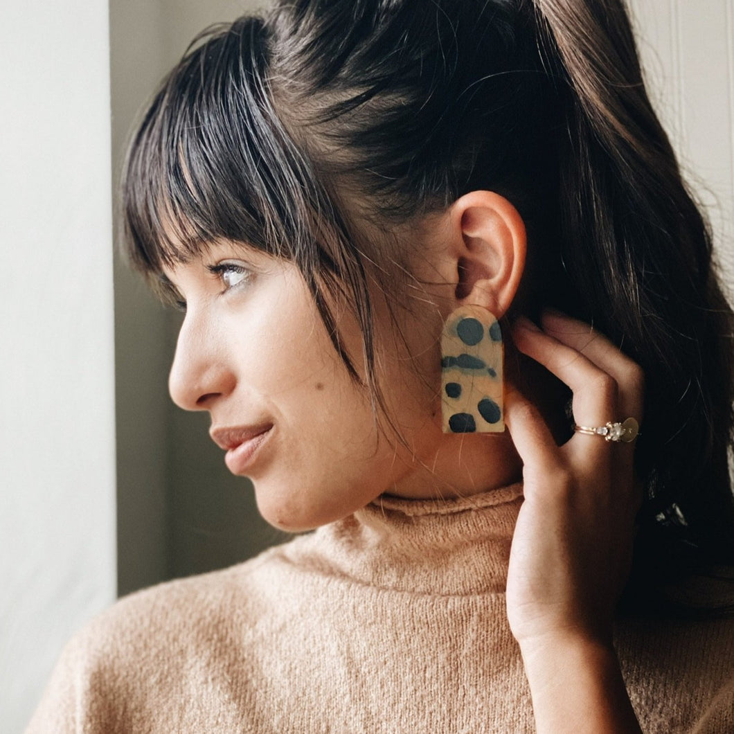 Tortoise Dune Earrings