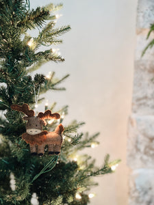 Arctic Moose Ornament