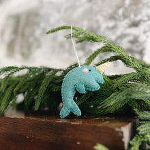 Arctic Narwhal Animal Ornament