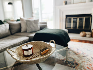 Moroccan Oversized Woven Tray