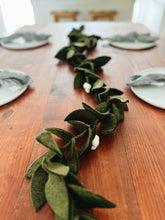 Felt Mistletoe Garland