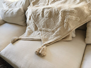 Winter Boho Throw Blanket