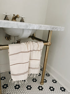 The Tan Classic Hand Towel