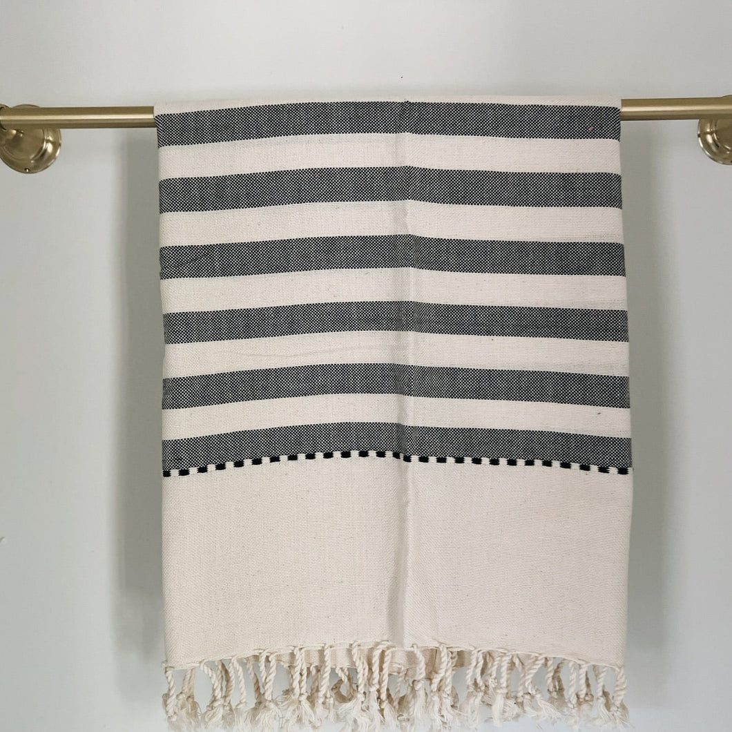 The Classic Striped Woven Towel