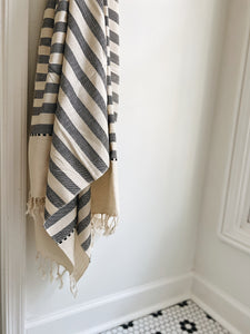 The Classic Striped Woven Towel