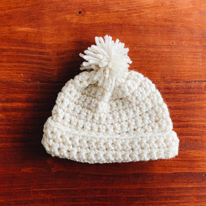 Ivory Baby Hats by Nana