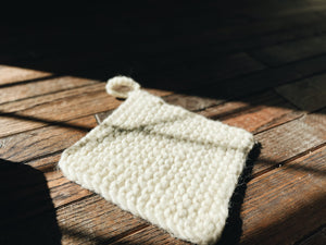 Knitted Wool Potholders