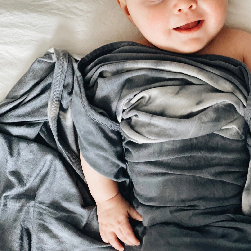 Grey Stretch Swaddle