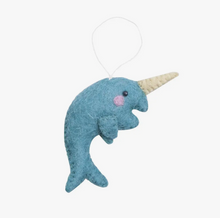 Arctic Narwhal Animal Ornament